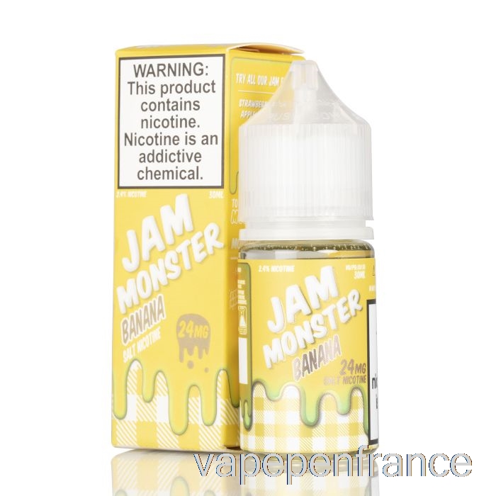 Banane - Confiture De Sels De Monstre - 30 Ml 24 Mg Stylo Vape